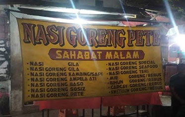 Nasi Goreng Pete Sahabat Malam